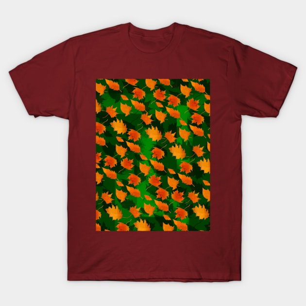 Autumn Pattern T-Shirt by Scratch